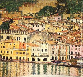 Gustav Klimt : Malcesine on Lake Garda